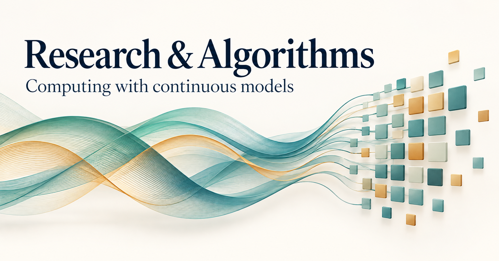 Research & Algorithms: continuous wave ribbons organize into compact memory tiles.