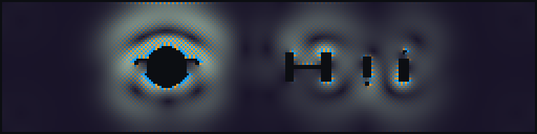 Full exported speed-vorticity rendering sequence from the OSNR multi-obstacle CFD cinema run. Dark regions are hard-clamped obstacle and wall coefficients; color encodes velocity magnitude modulated by signed vorticity. — panel 10: figures/frame_045.png