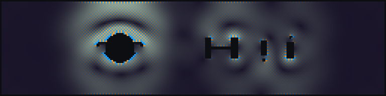 Full exported speed-vorticity rendering sequence from the OSNR multi-obstacle CFD cinema run. Dark regions are hard-clamped obstacle and wall coefficients; color encodes velocity magnitude modulated by signed vorticity. — panel 14: figures/frame_065.png