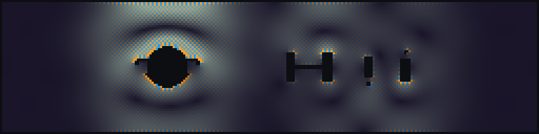 Full exported speed-vorticity rendering sequence from the OSNR multi-obstacle CFD cinema run. Dark regions are hard-clamped obstacle and wall coefficients; color encodes velocity magnitude modulated by signed vorticity. — panel 19: figures/frame_090.png